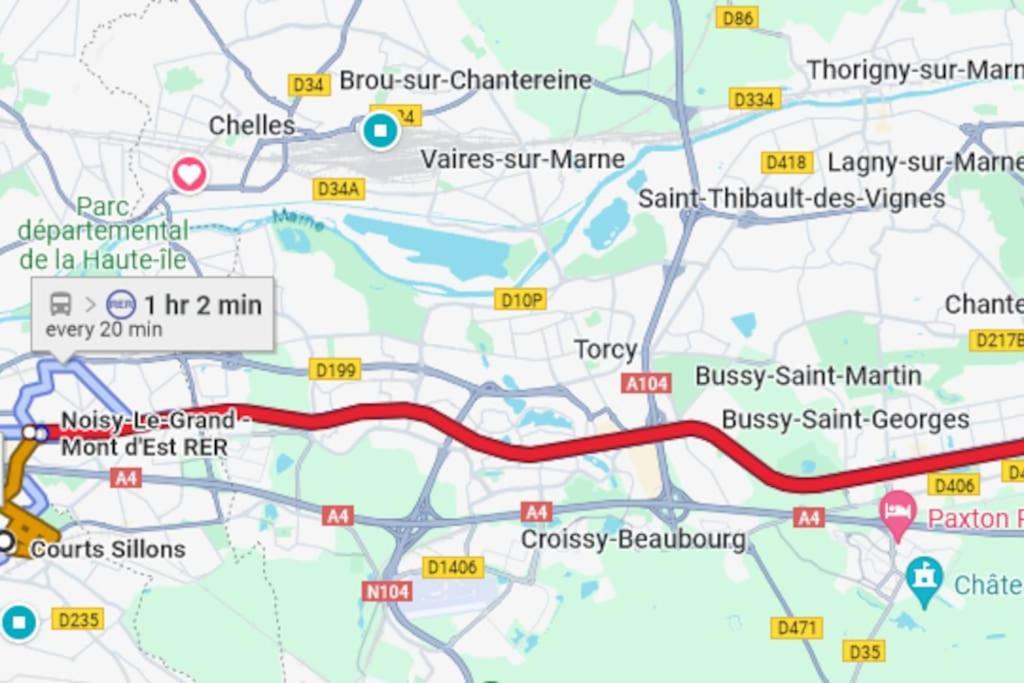 Charme & Confort T2 Lumineux Entre Paris And Disney Villiers-sur-Marne Eksteriør billede